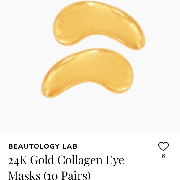 Beautology Lab Refresh & Revitalize 24K Gold Collagen Eye Masks, 10 Pair, NIB - Picture 5 of 5